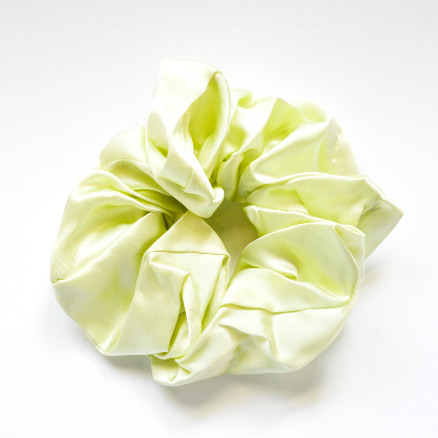 XL SILK SCRUNCHIE - Lime