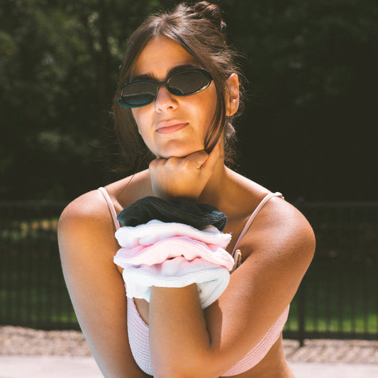 TOWEL SCRUNCHIE - Pink